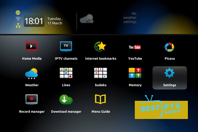 IPTV Step 1 setup MAC device 1 - How to setup IPTV MAG device